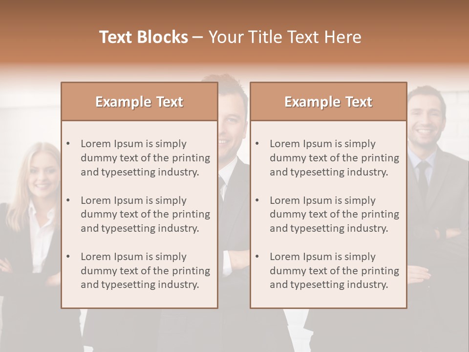 Content Success Formal Wear PowerPoint Template