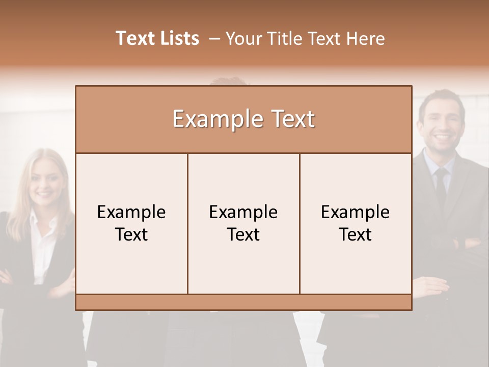Content Success Formal Wear PowerPoint Template