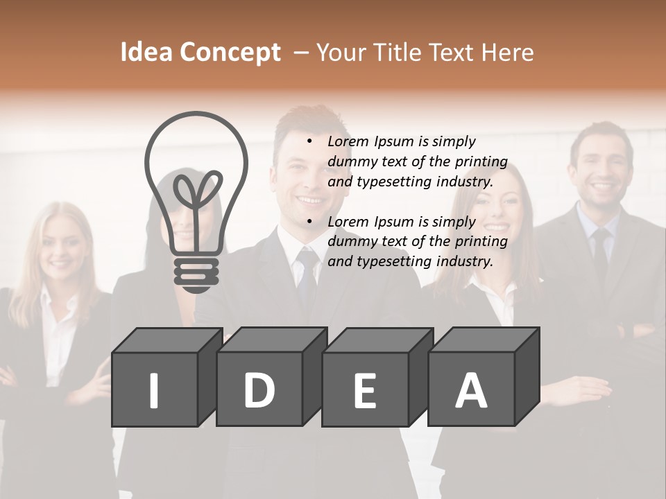 Content Success Formal Wear PowerPoint Template