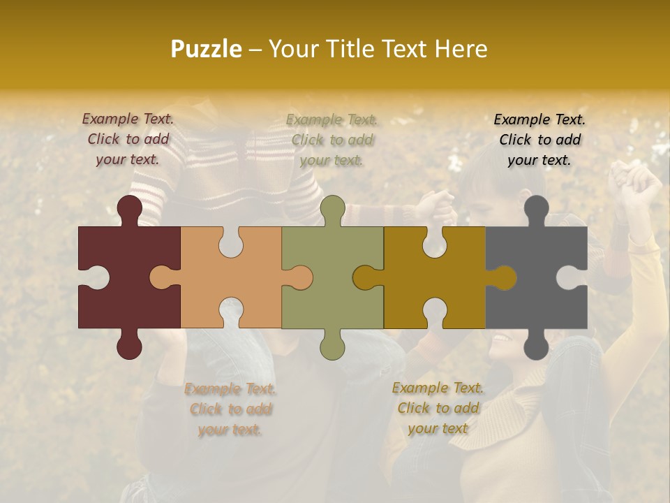 Beautiful Caucasian Friendship PowerPoint Template