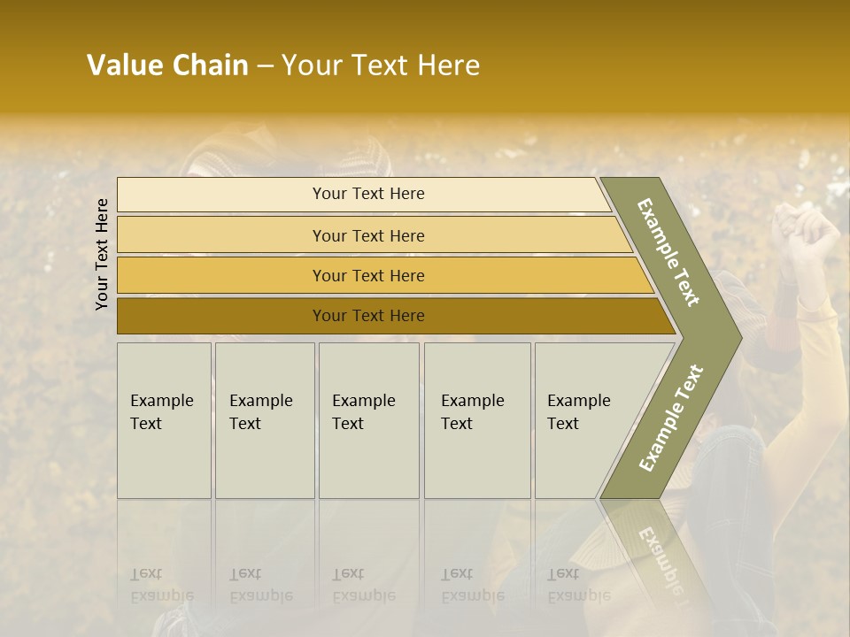 Beautiful Caucasian Friendship PowerPoint Template