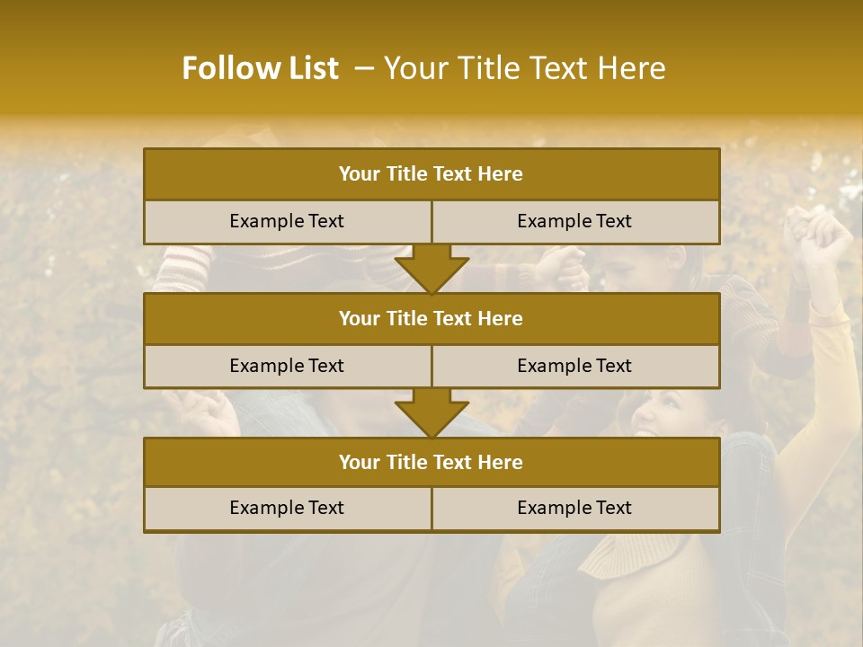 Beautiful Caucasian Friendship PowerPoint Template