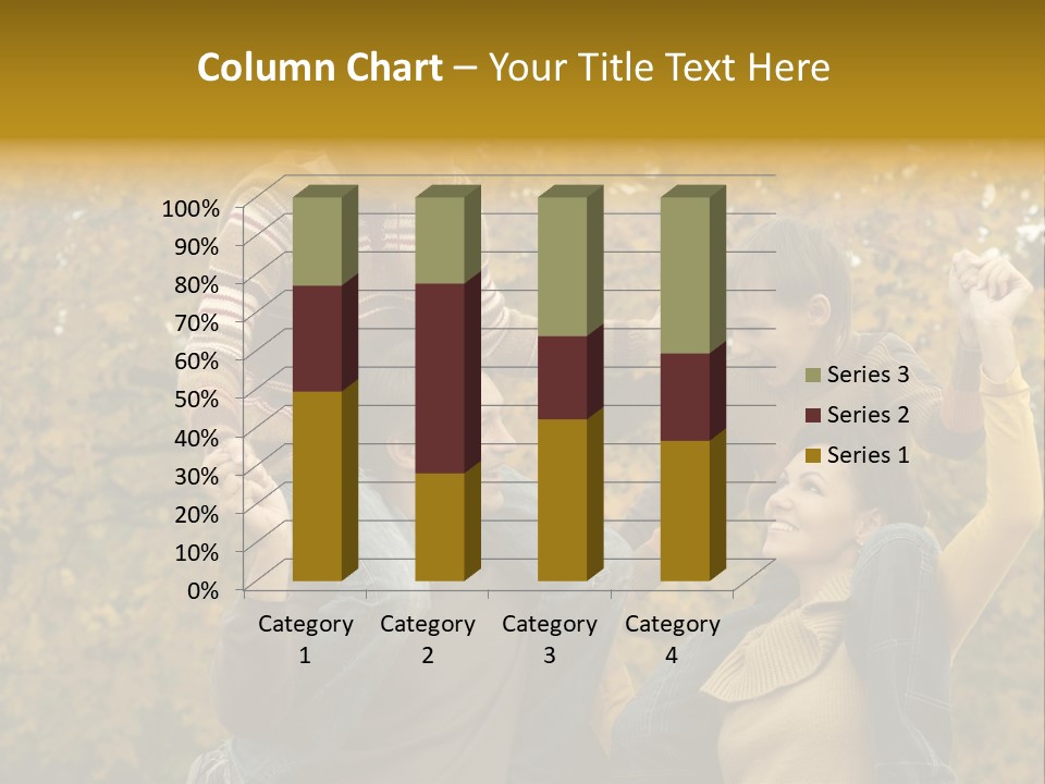 Beautiful Caucasian Friendship PowerPoint Template