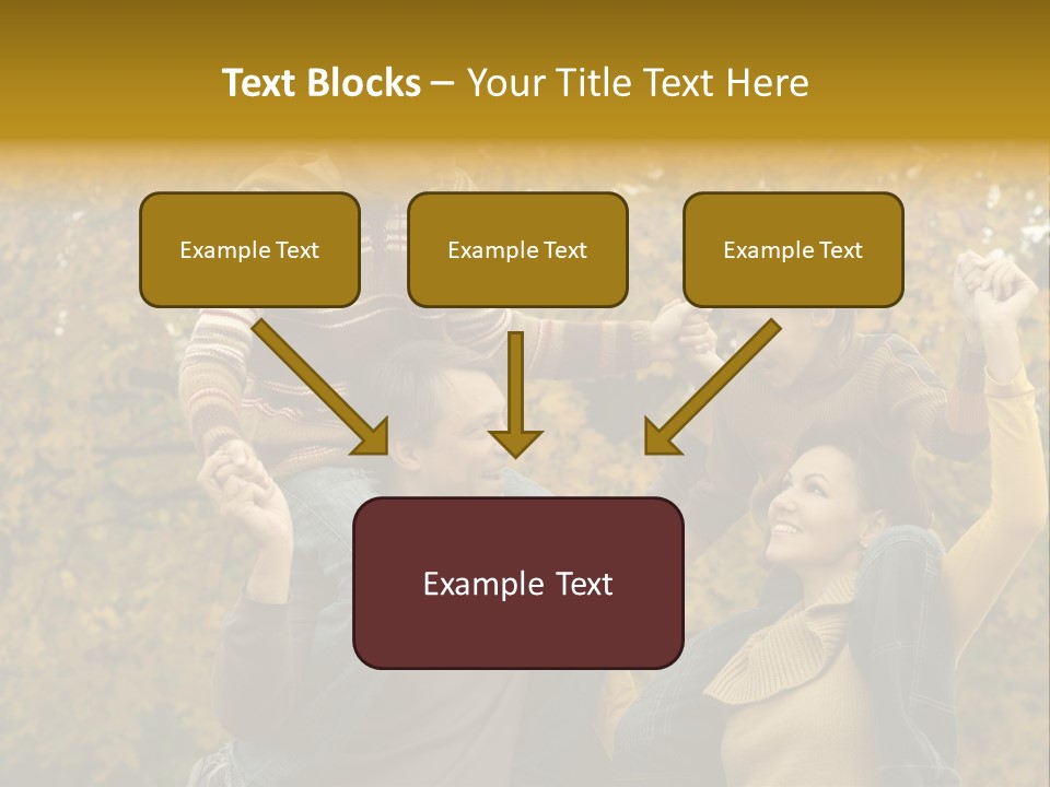 Beautiful Caucasian Friendship PowerPoint Template