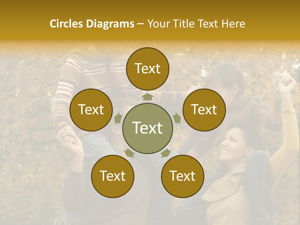 Beautiful Caucasian Friendship PowerPoint Template