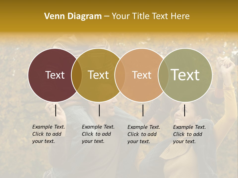 Beautiful Caucasian Friendship PowerPoint Template