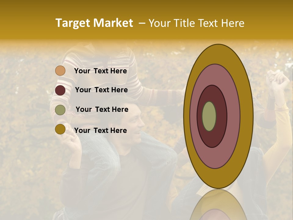 Beautiful Caucasian Friendship PowerPoint Template