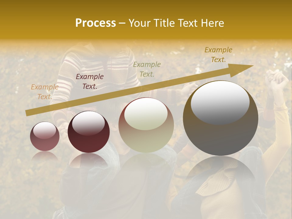 Beautiful Caucasian Friendship PowerPoint Template