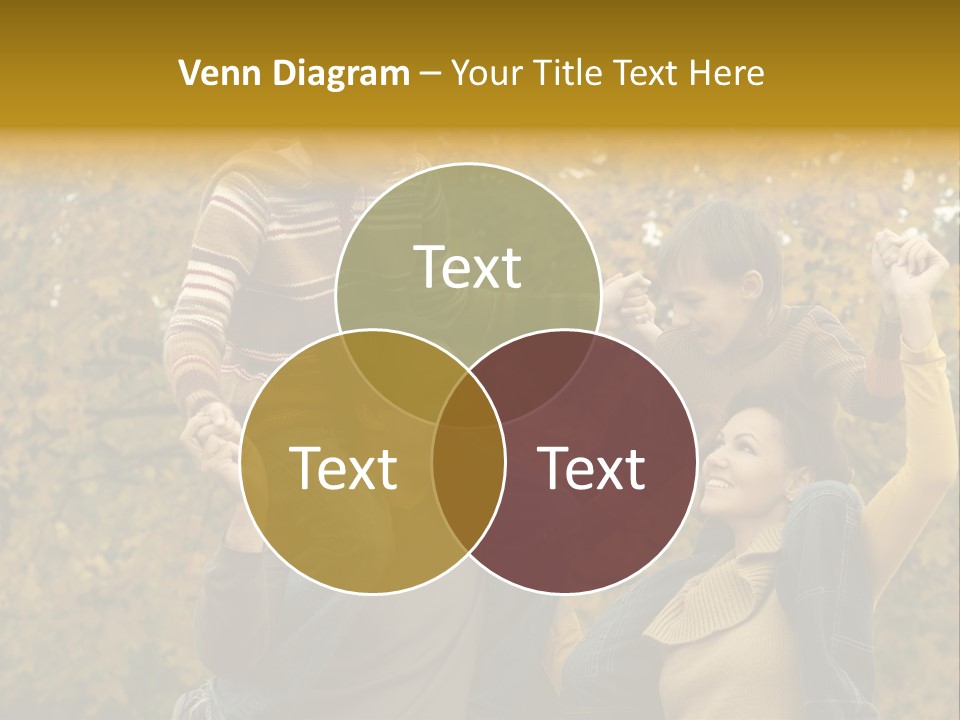 Beautiful Caucasian Friendship PowerPoint Template