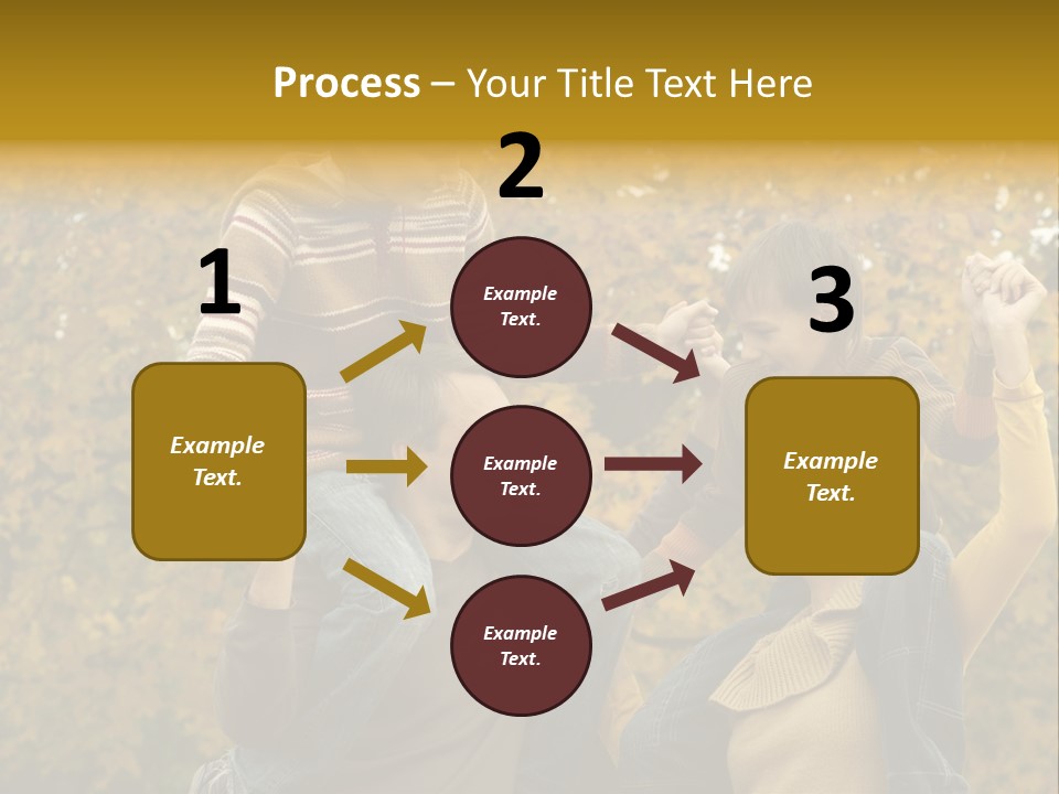 Beautiful Caucasian Friendship PowerPoint Template