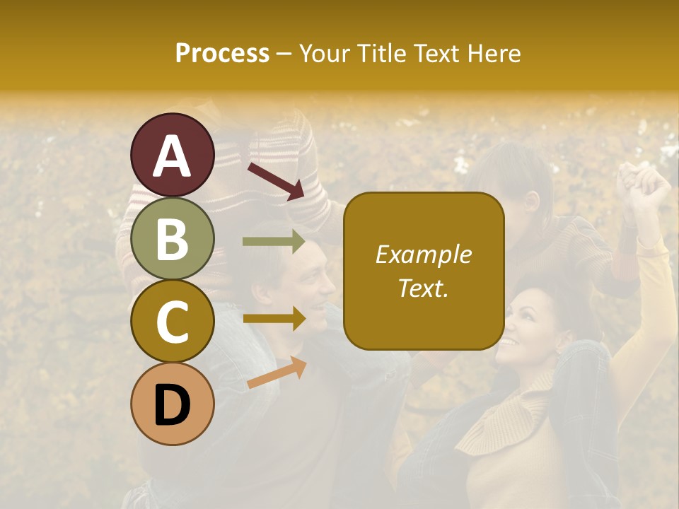 Beautiful Caucasian Friendship PowerPoint Template