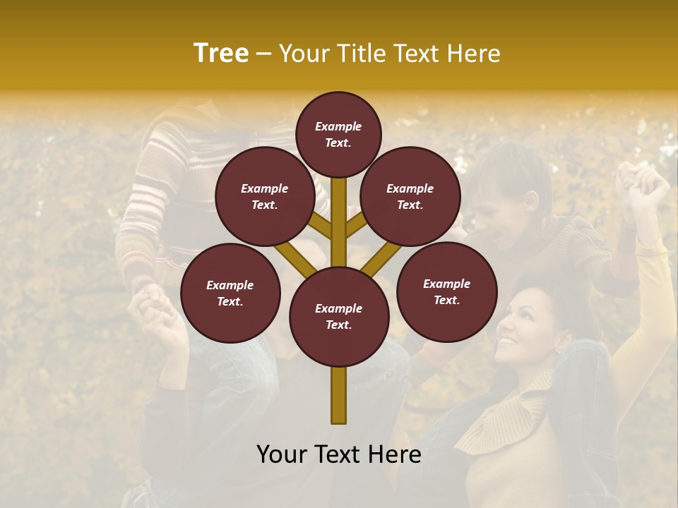 Beautiful Caucasian Friendship PowerPoint Template