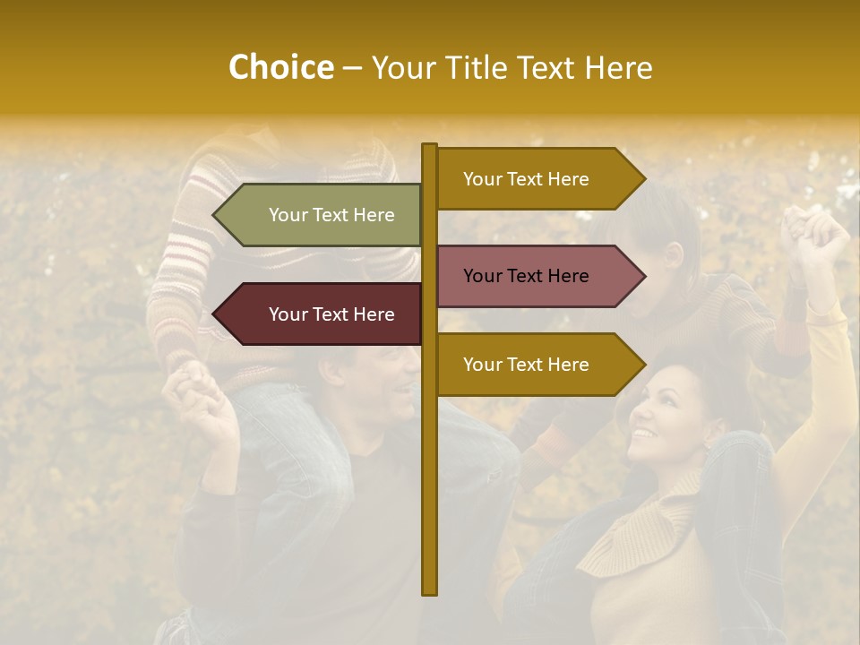 Beautiful Caucasian Friendship PowerPoint Template