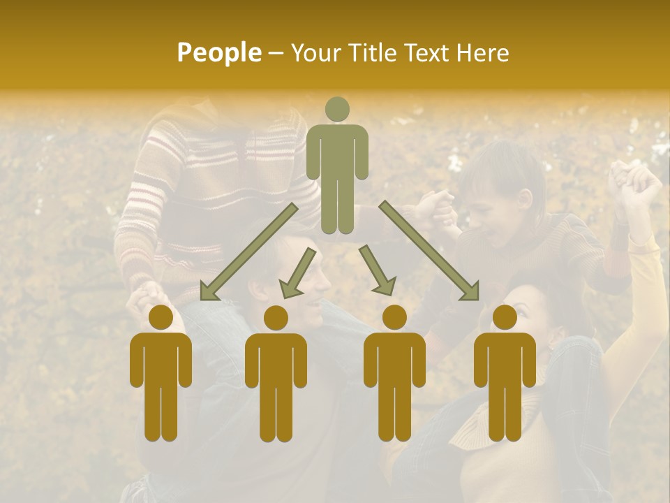 Beautiful Caucasian Friendship PowerPoint Template