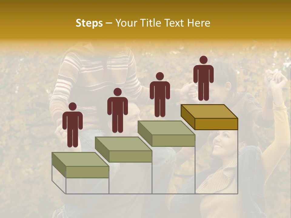 Beautiful Caucasian Friendship PowerPoint Template