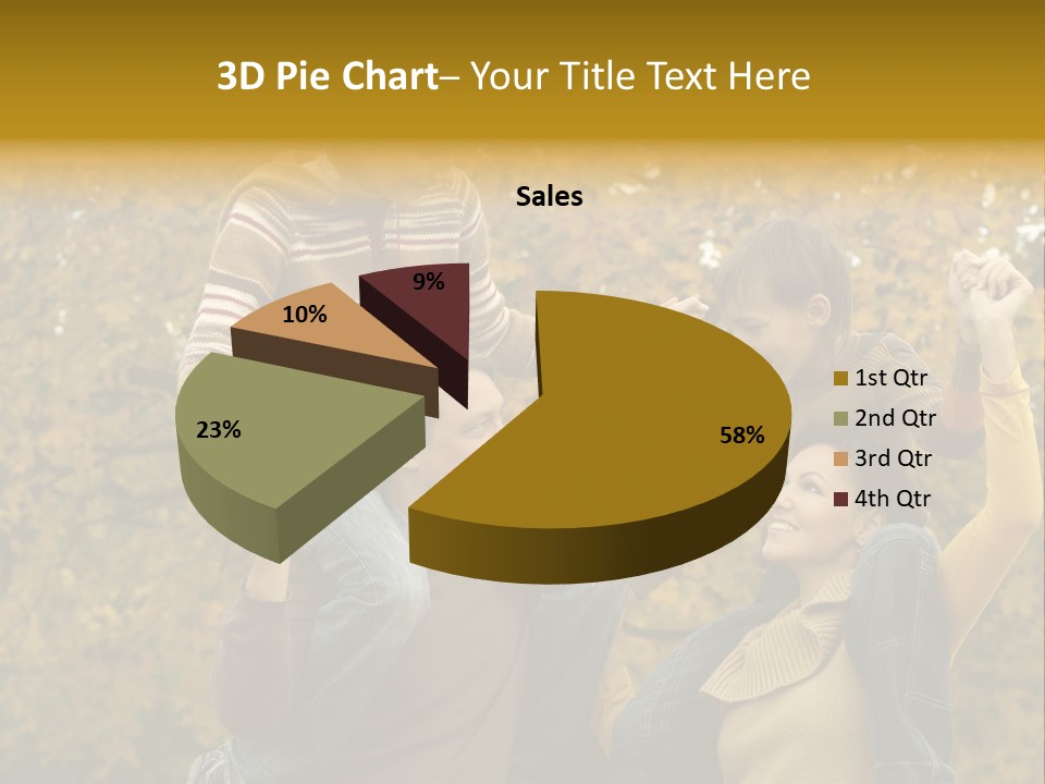 Beautiful Caucasian Friendship PowerPoint Template
