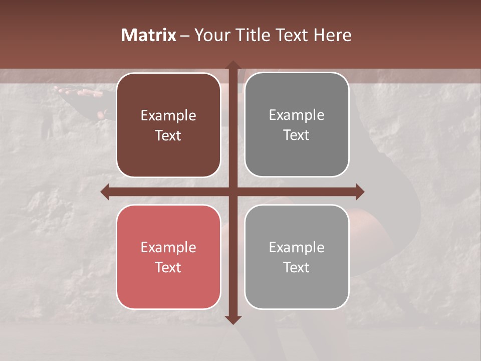 Balancing Athletic Exercise PowerPoint Template
