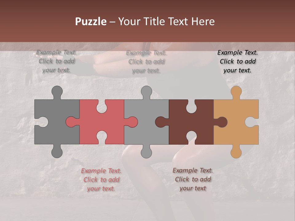 Balancing Athletic Exercise PowerPoint Template