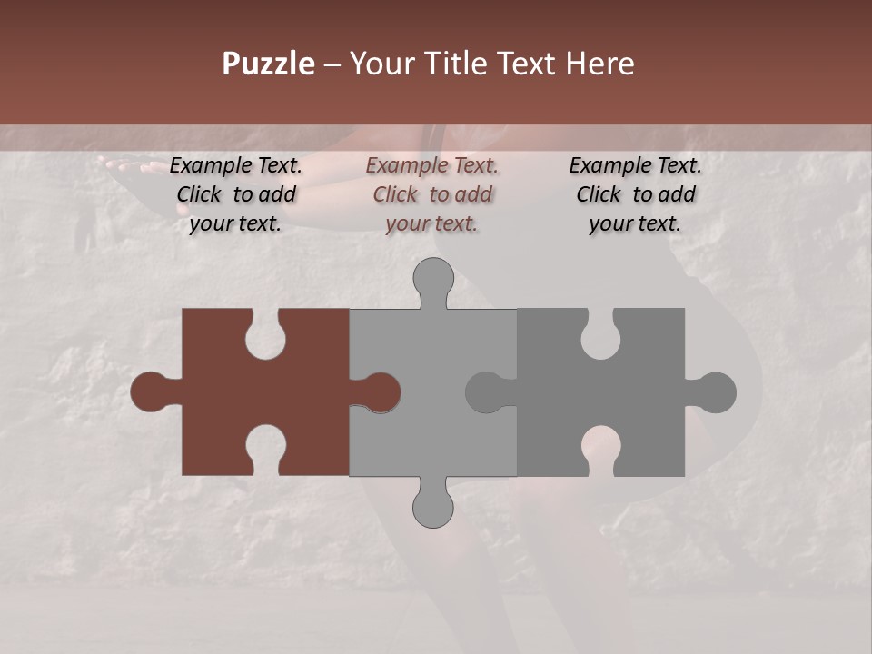 Balancing Athletic Exercise PowerPoint Template