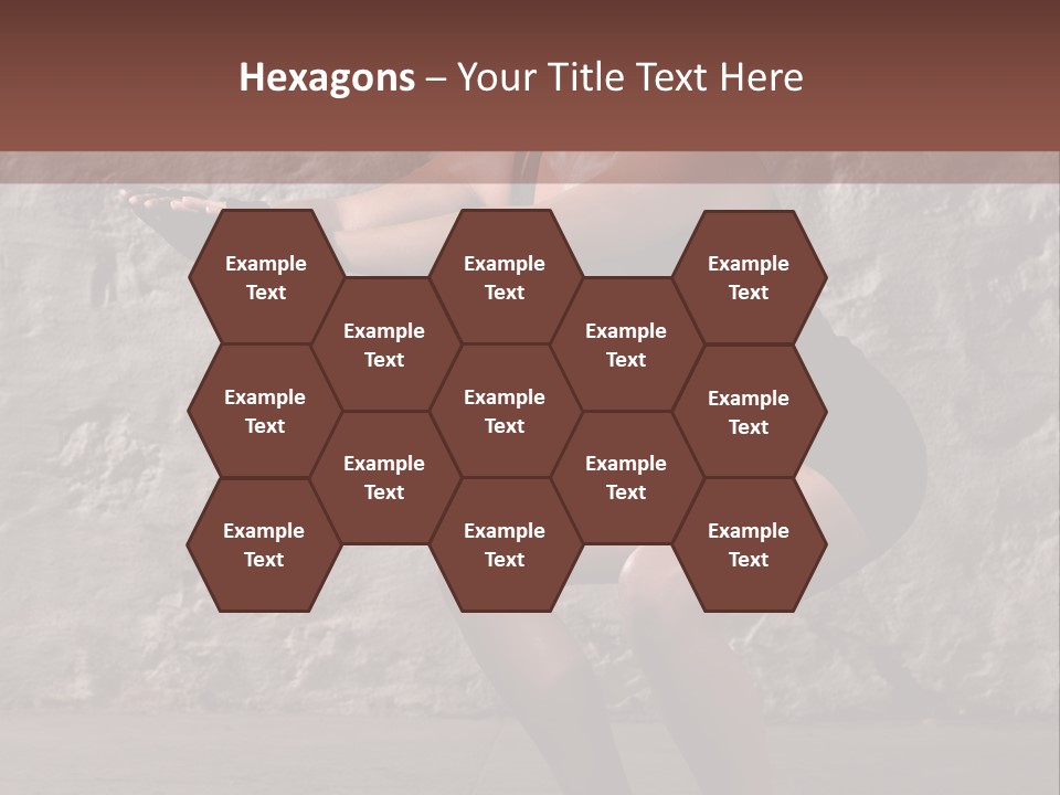 Balancing Athletic Exercise PowerPoint Template