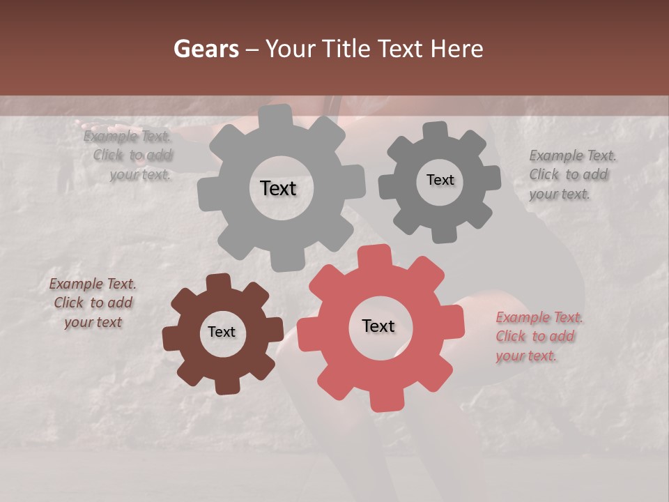 Balancing Athletic Exercise PowerPoint Template