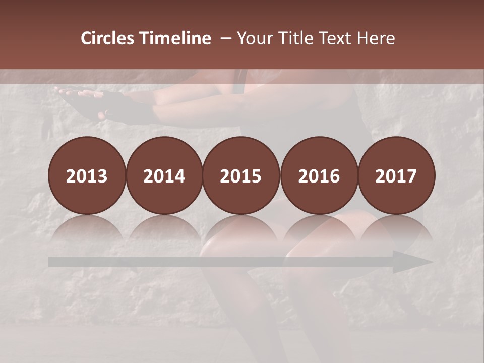 Balancing Athletic Exercise PowerPoint Template