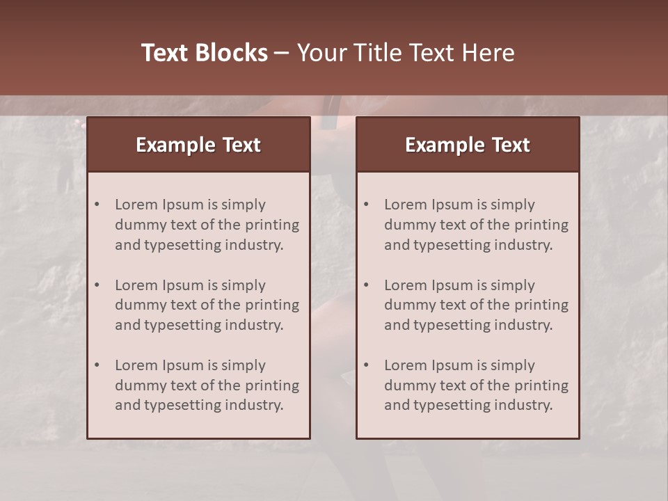 Balancing Athletic Exercise PowerPoint Template