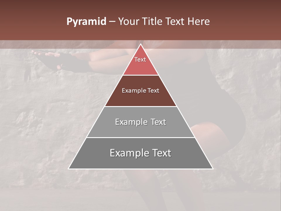 Balancing Athletic Exercise PowerPoint Template