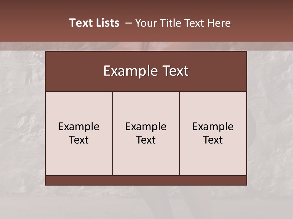 Balancing Athletic Exercise PowerPoint Template