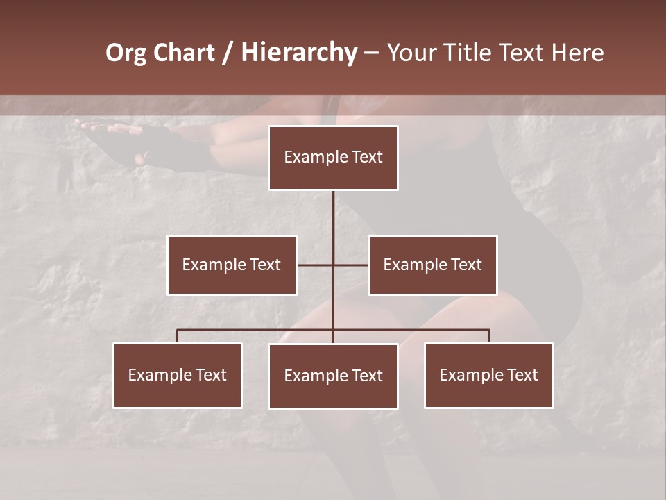 Balancing Athletic Exercise PowerPoint Template