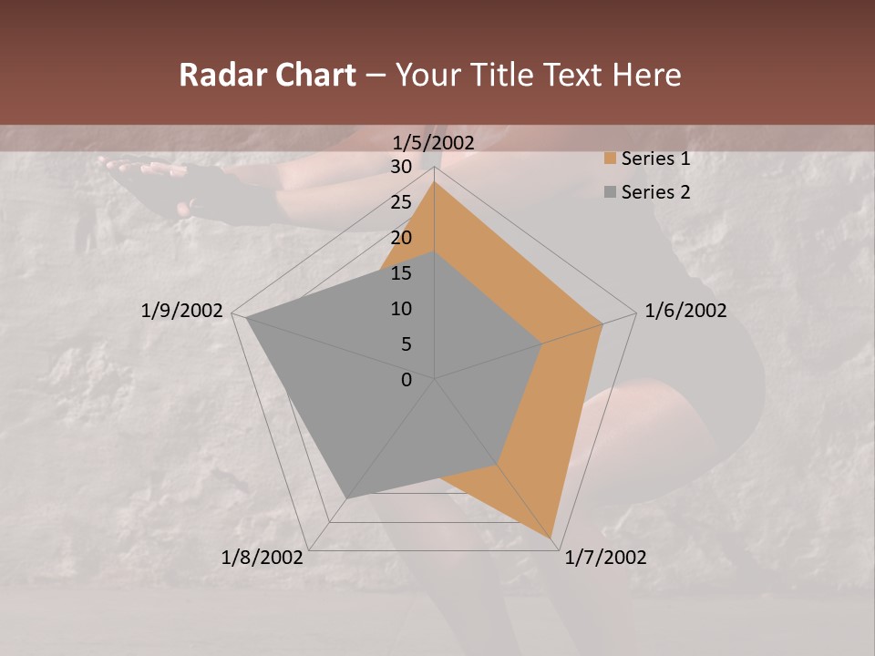 Balancing Athletic Exercise PowerPoint Template