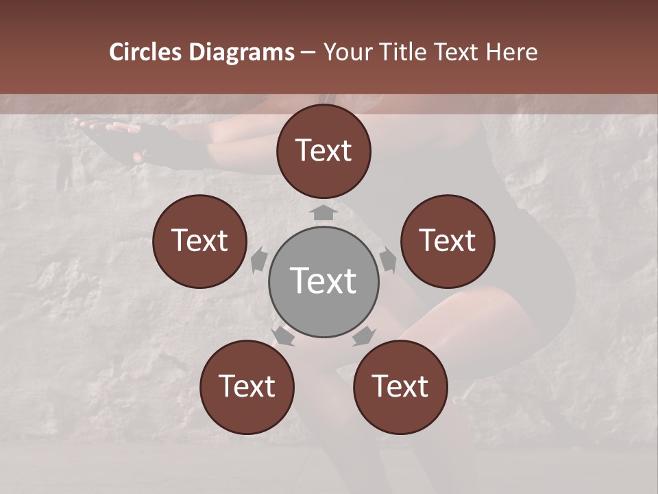 Balancing Athletic Exercise PowerPoint Template