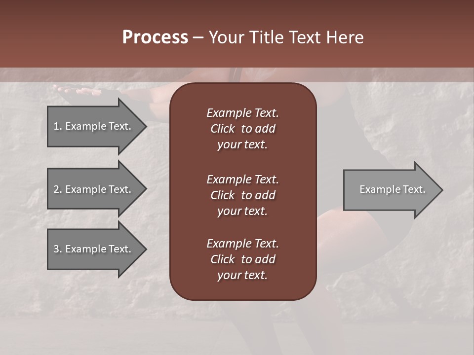 Balancing Athletic Exercise PowerPoint Template