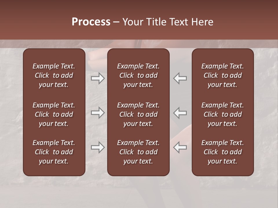 Balancing Athletic Exercise PowerPoint Template