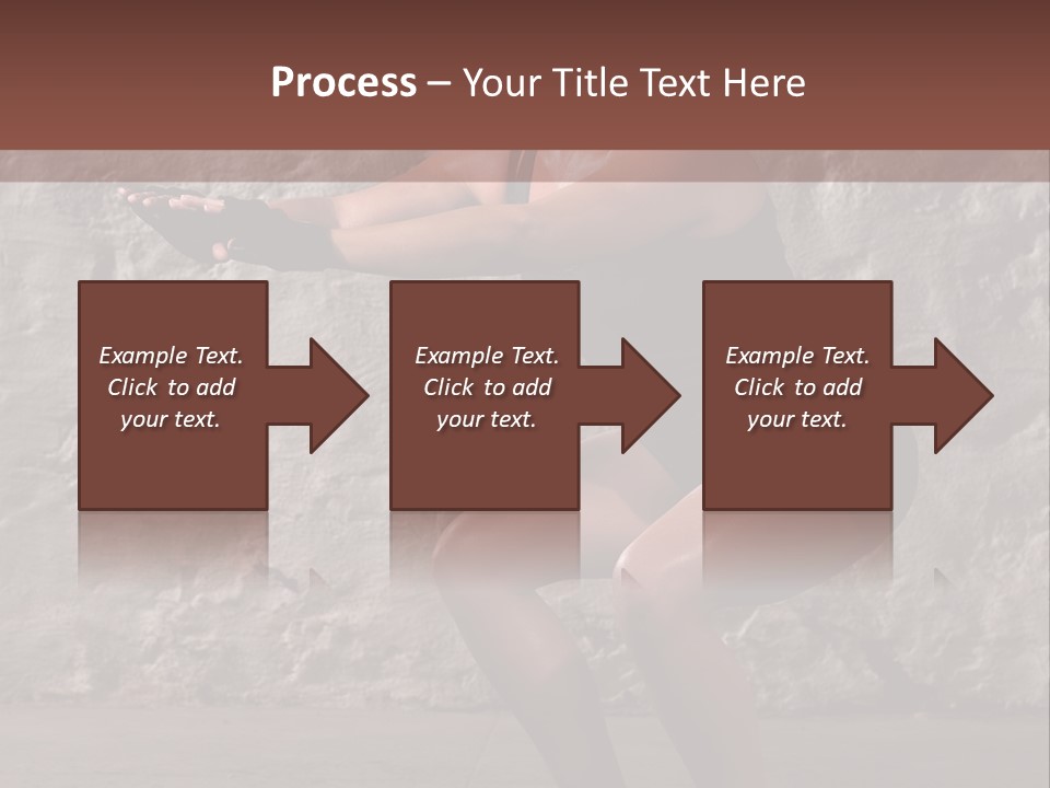 Balancing Athletic Exercise PowerPoint Template