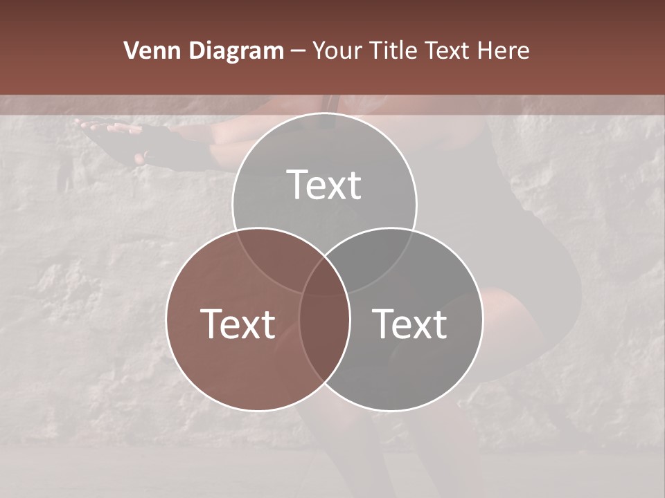 Balancing Athletic Exercise PowerPoint Template