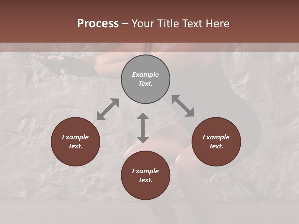 Balancing Athletic Exercise PowerPoint Template