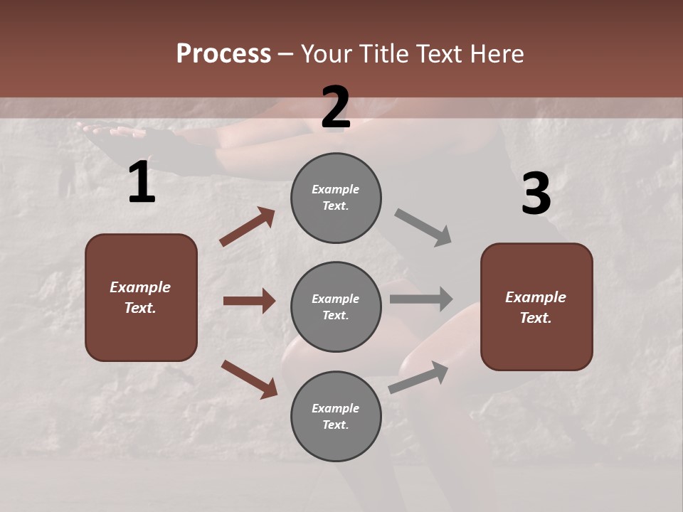 Balancing Athletic Exercise PowerPoint Template