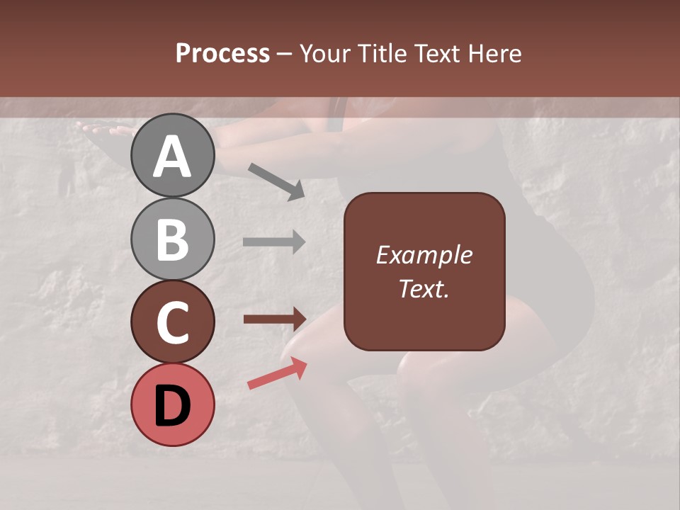 Balancing Athletic Exercise PowerPoint Template
