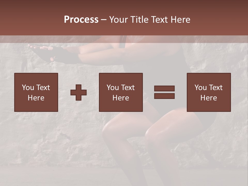 Balancing Athletic Exercise PowerPoint Template