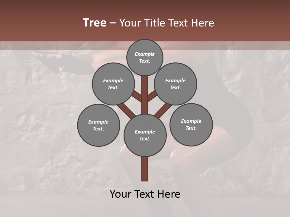 Balancing Athletic Exercise PowerPoint Template