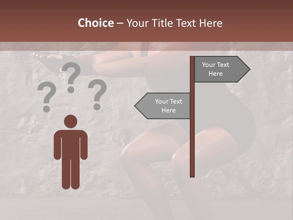 Balancing Athletic Exercise PowerPoint Template