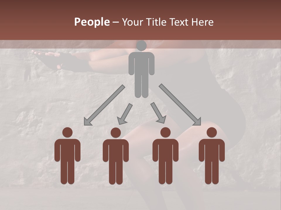 Balancing Athletic Exercise PowerPoint Template