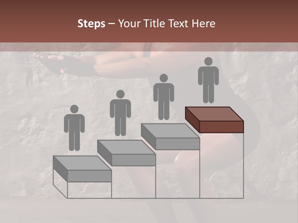 Balancing Athletic Exercise PowerPoint Template