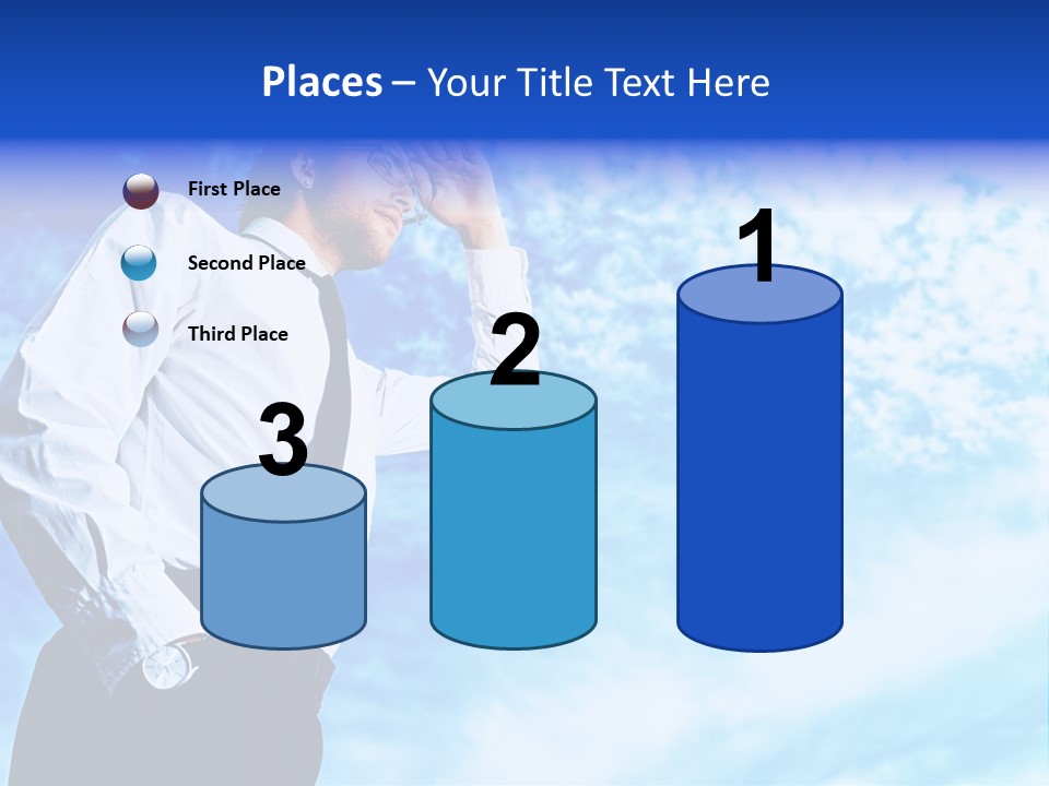 Tie Male Conceptual PowerPoint Template