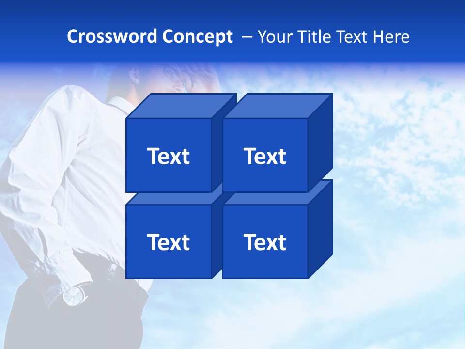 Tie Male Conceptual PowerPoint Template