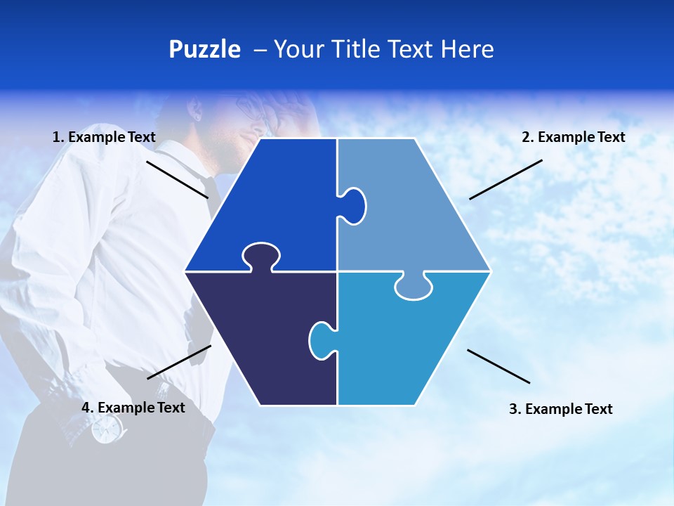 Tie Male Conceptual PowerPoint Template