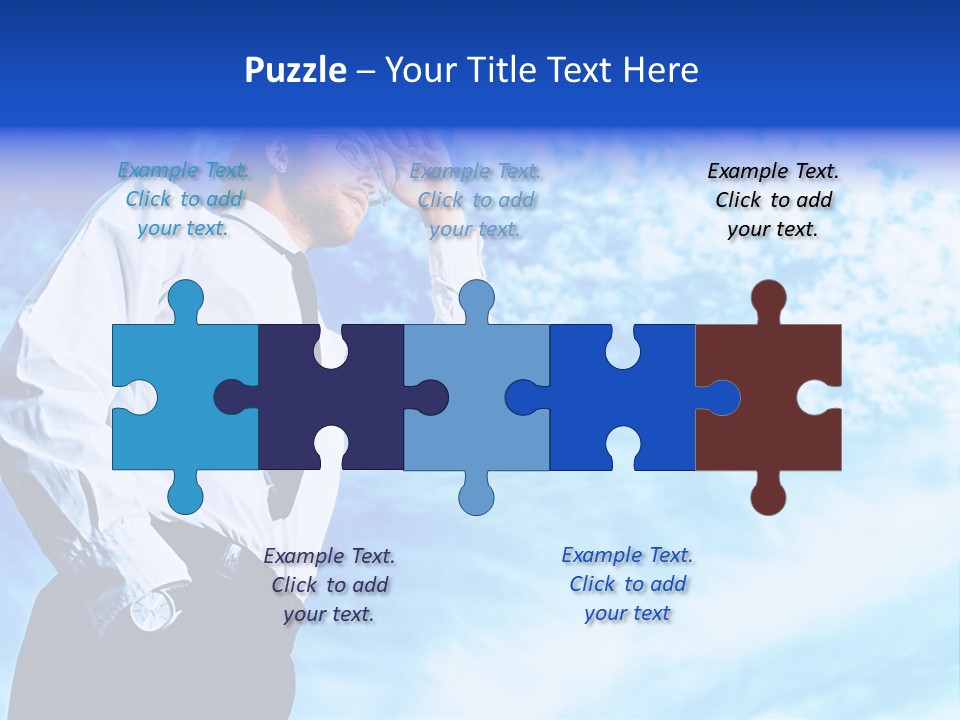 Tie Male Conceptual PowerPoint Template