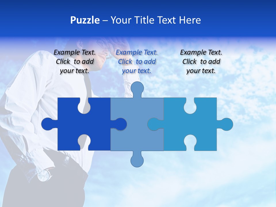 Tie Male Conceptual PowerPoint Template