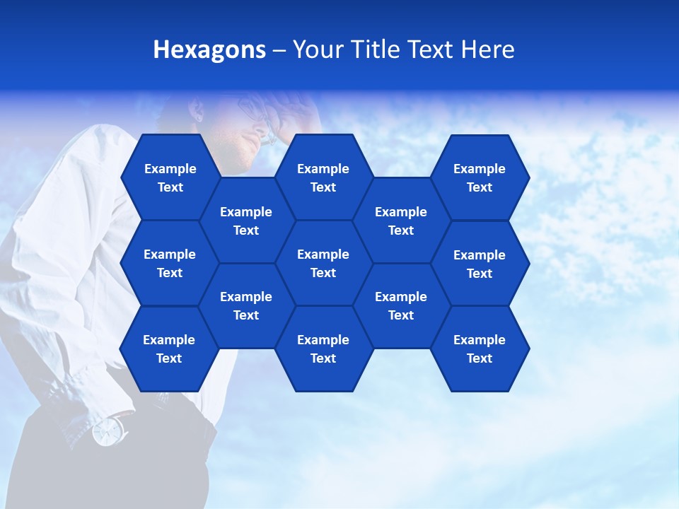 Tie Male Conceptual PowerPoint Template